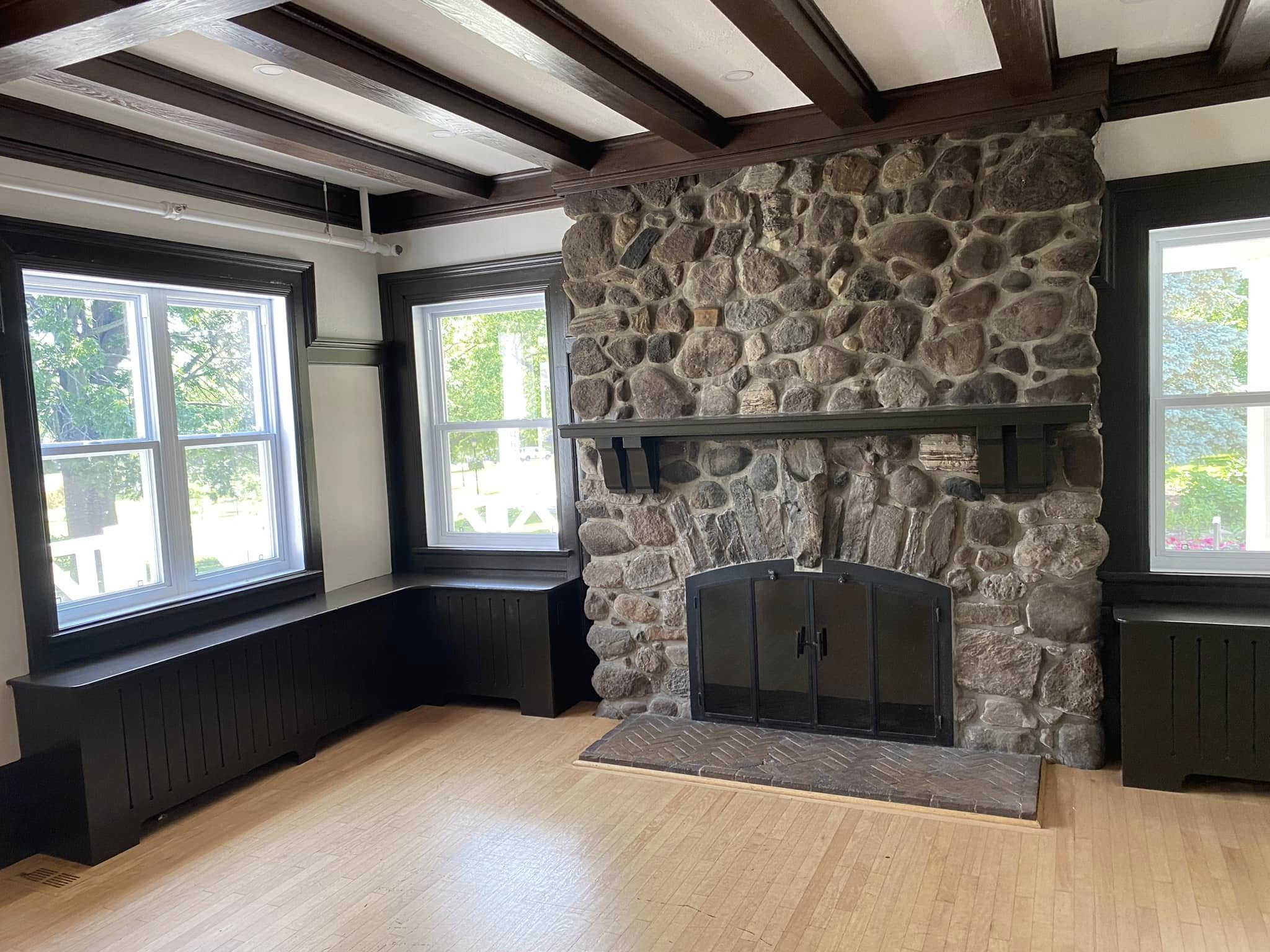 Interior painting detail work